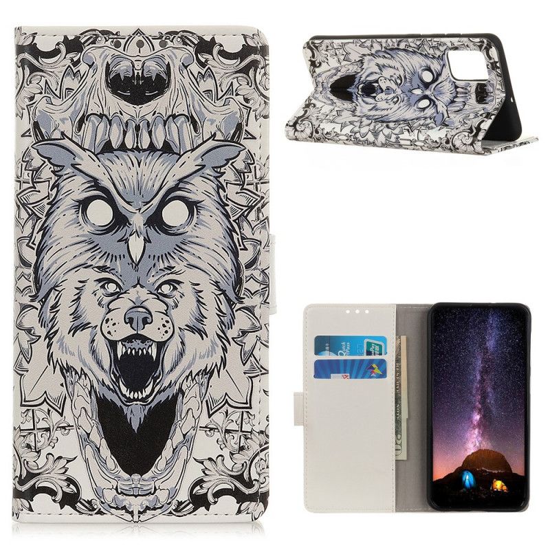 Etui Folio Samsung Galaxy A72 4G / A72 5G Dzikie Zwierzęta