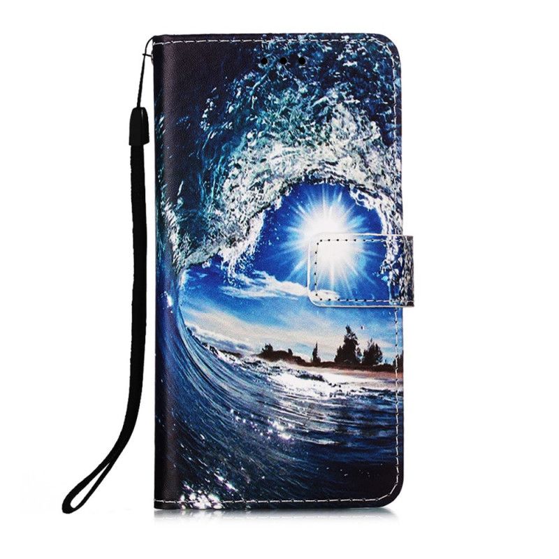 Etui Folio Samsung Galaxy A72 4G / A72 5G Kochaj Falę Etui Ochronne