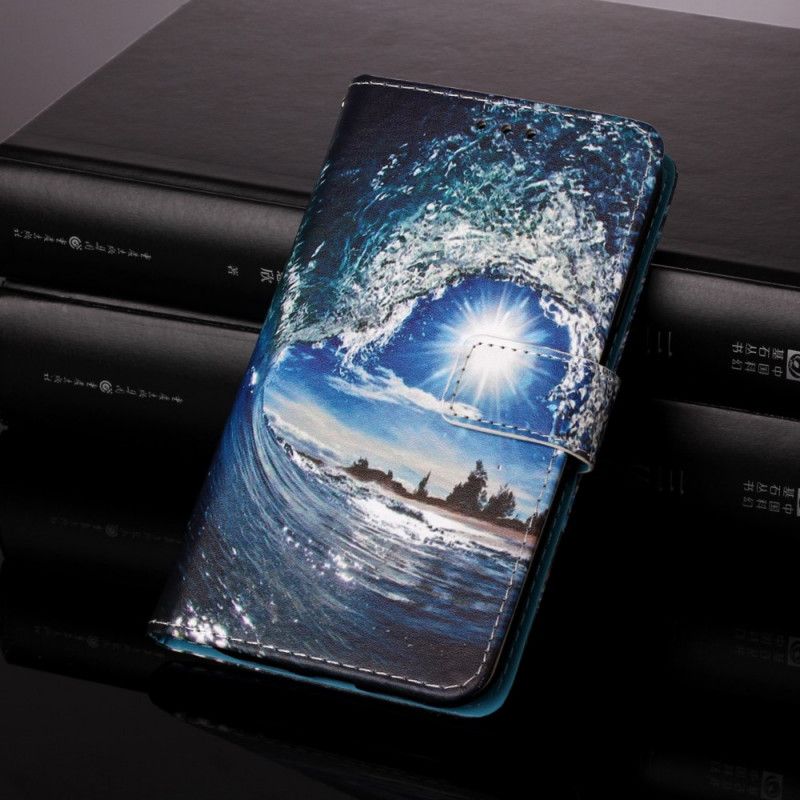 Etui Folio Samsung Galaxy A72 4G / A72 5G Kochaj Falę Etui Ochronne