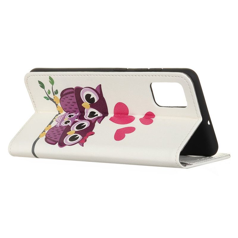 Etui Folio Samsung Galaxy A72 4G / A72 5G Rodzina Sów