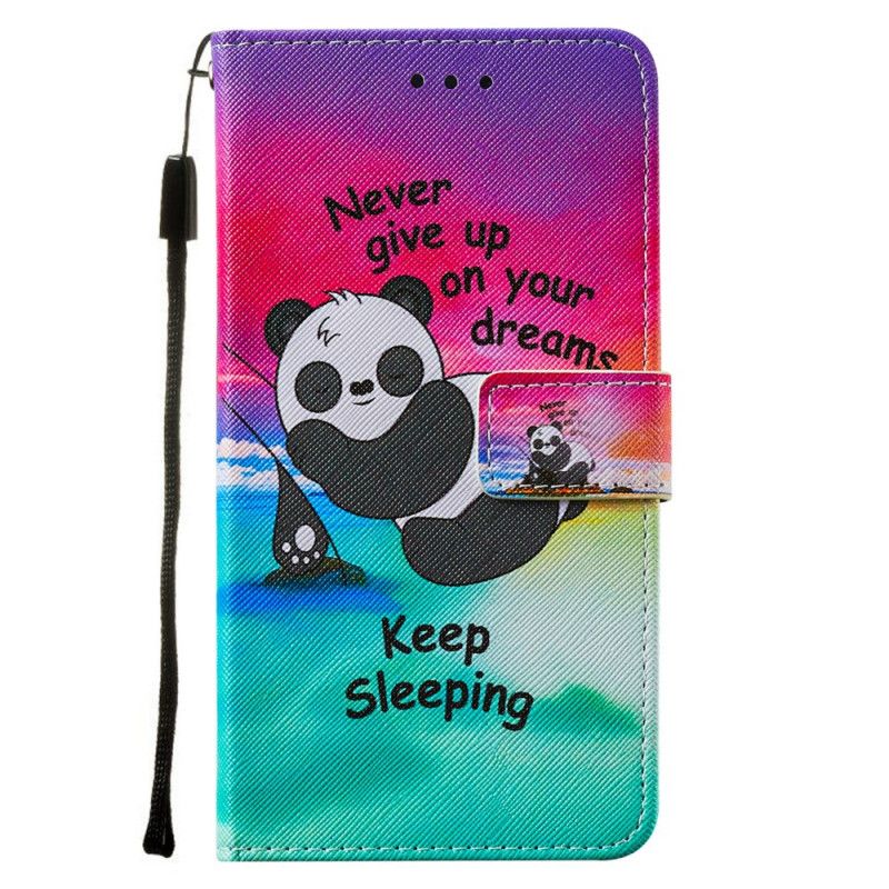 Etui Folio Samsung Galaxy A72 4G / A72 5G Śpij Dalej Etui Ochronne