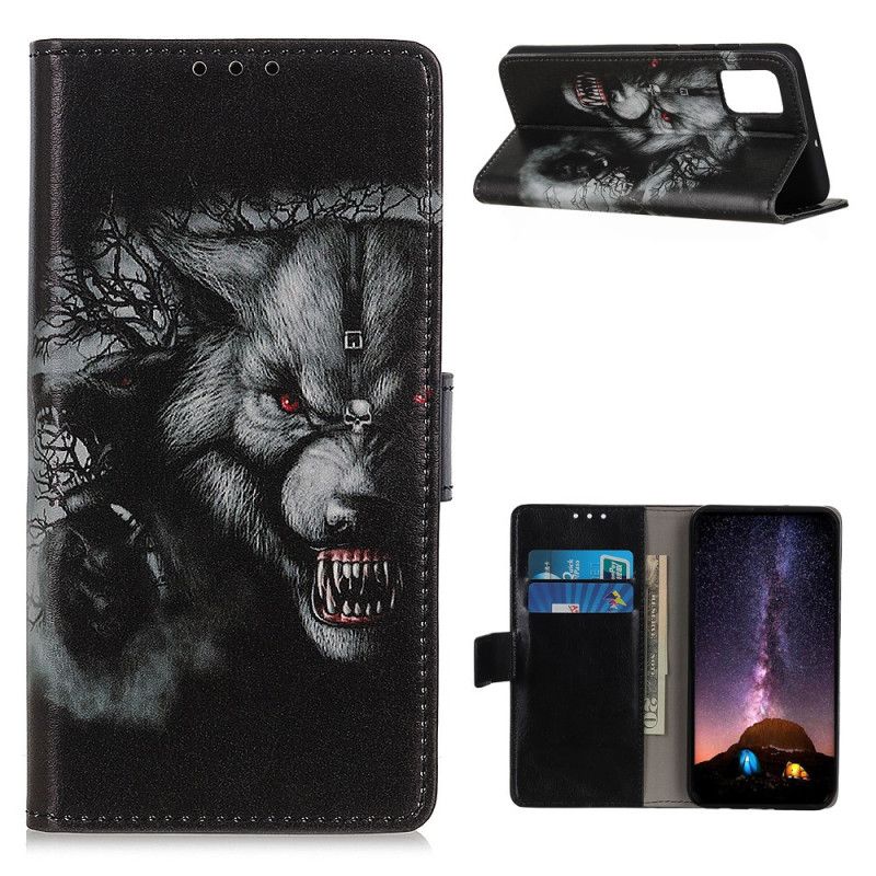 Etui Folio Samsung Galaxy A72 4G / A72 5G Wilkołak Etui Ochronne