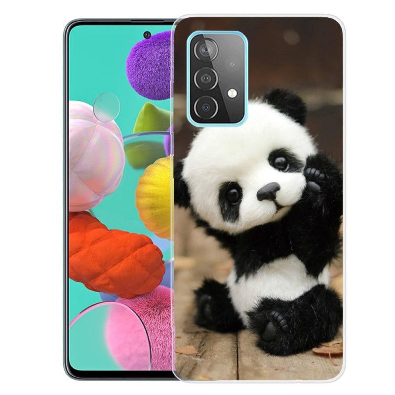 Etui Samsung Galaxy A72 4G / A72 5G Elastyczna Panda Etui Ochronne