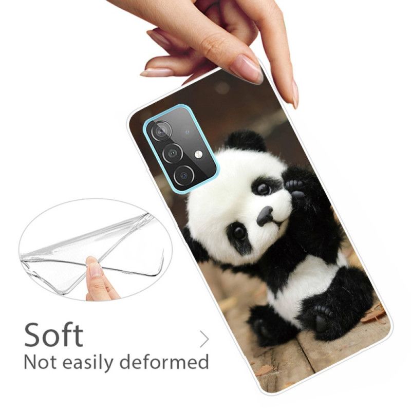 Etui Samsung Galaxy A72 4G / A72 5G Elastyczna Panda Etui Ochronne