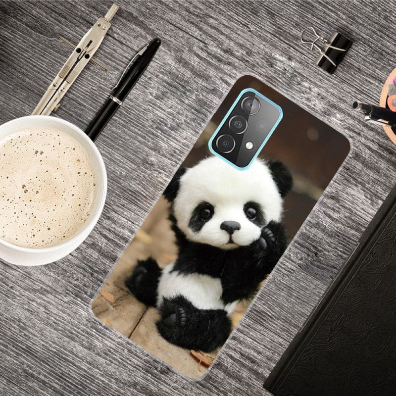 Etui Samsung Galaxy A72 4G / A72 5G Elastyczna Panda Etui Ochronne