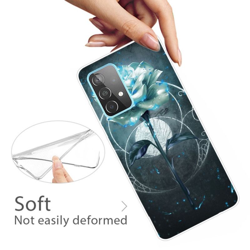 Etui Samsung Galaxy A72 4G / A72 5G Elastyczny Różowy Zielony