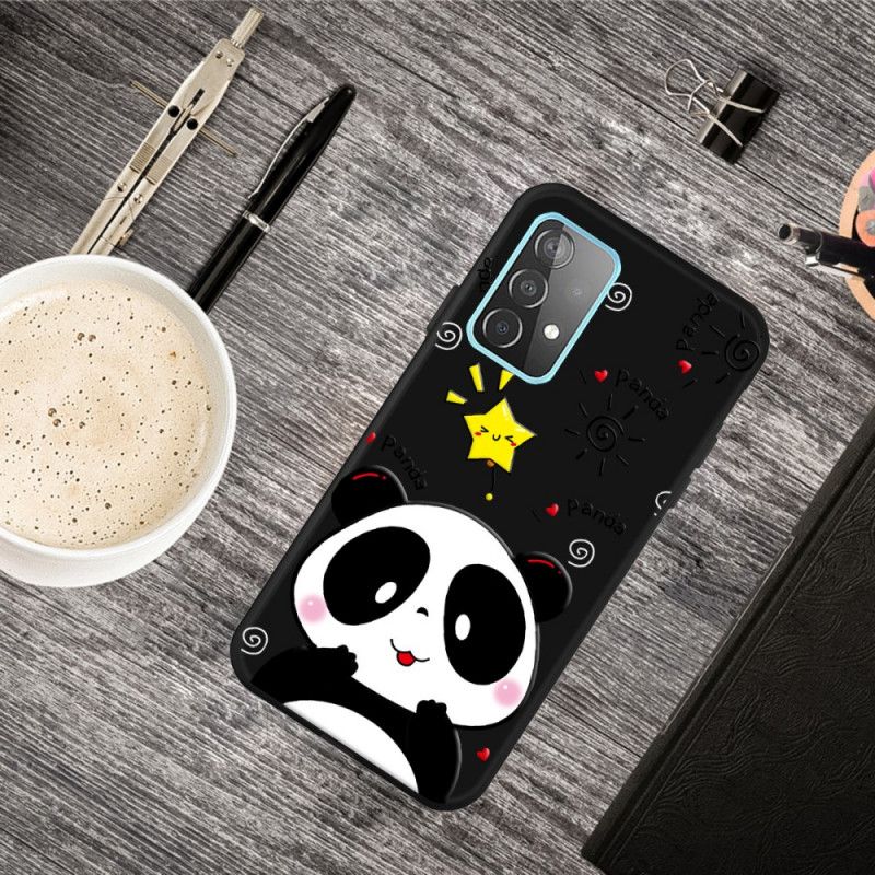 Etui Samsung Galaxy A72 4G / A72 5G Gwiazda Pandy Etui Ochronne