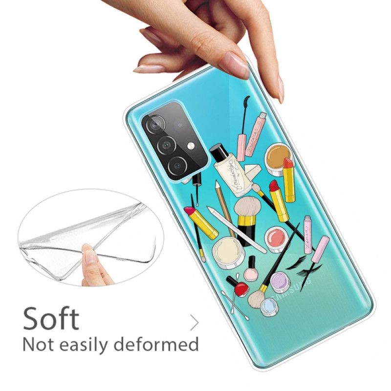 Etui Samsung Galaxy A72 4G / A72 5G Makijaż Górny