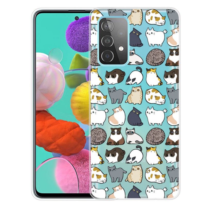 Etui Samsung Galaxy A72 4G / A72 5G Najlepsze Koty Etui Ochronne