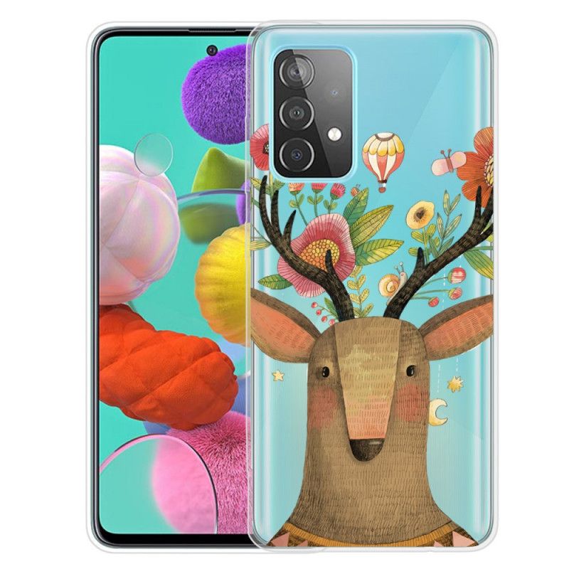 Etui Samsung Galaxy A72 4G / A72 5G Plemienne Jelenie