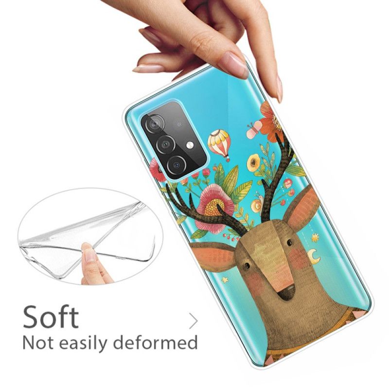 Etui Samsung Galaxy A72 4G / A72 5G Plemienne Jelenie