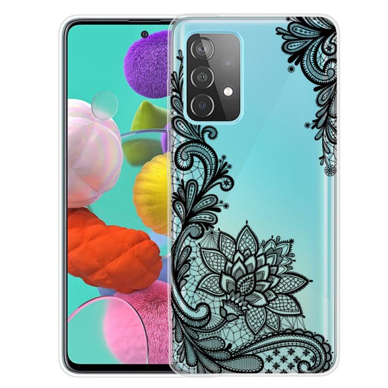 Etui Samsung Galaxy A72 4G / A72 5G Wysublimowana Koronka