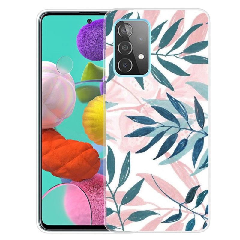 Etui Samsung Galaxy A72 4G / A72 5G Zielony Czerwony Arkusze