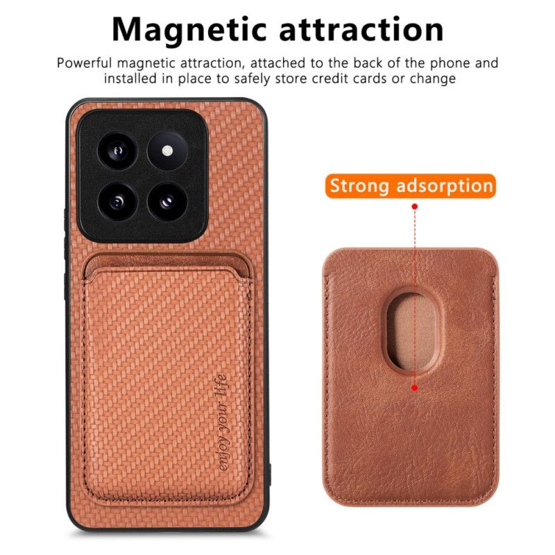 Etui Do Xiaomi 14 Pro Odłączany Magnetyczny Uchwyt Na Karty