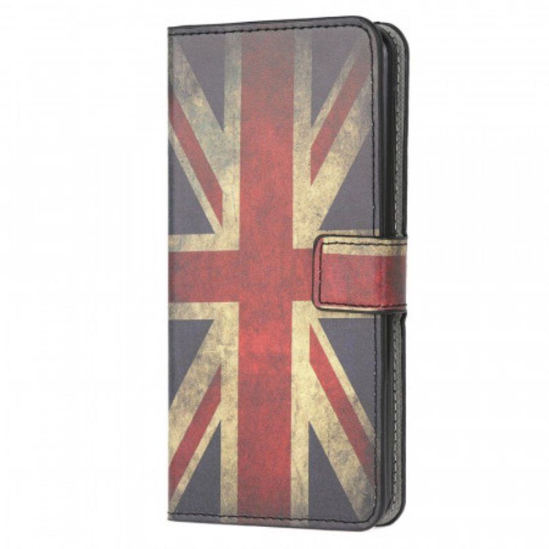 Etui Folio do Samsung Galaxy M53 5G Flaga Angielska