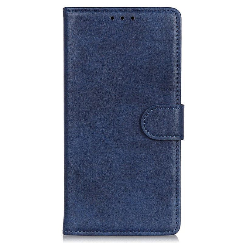 Etui Folio do Samsung Galaxy M53 5G Matowa Sztuczna Skóra