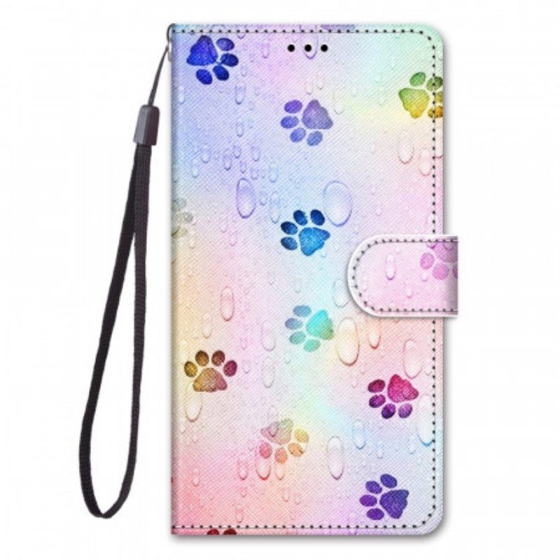 Etui Folio do Samsung Galaxy M53 5G Ślady Kota