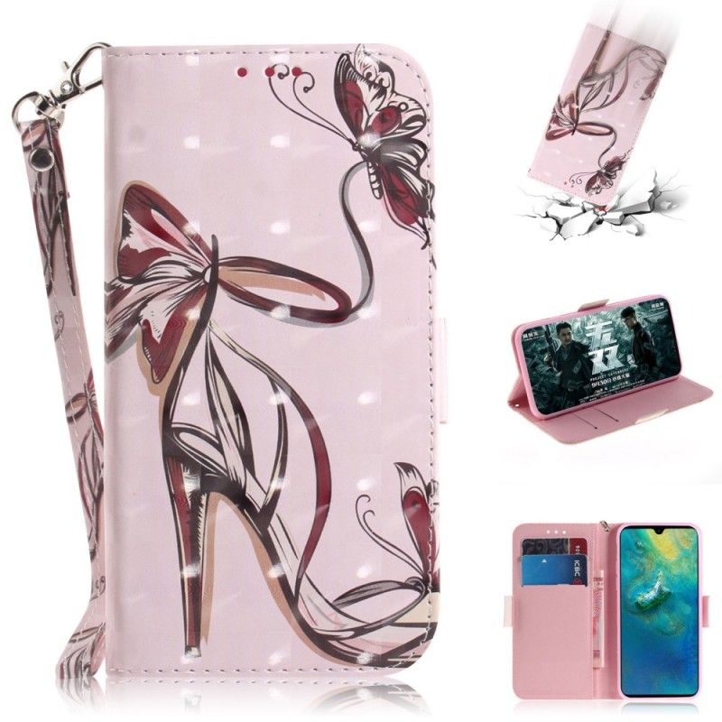 Etui Folio Huawei Mate 20 Pompka Taśmowa