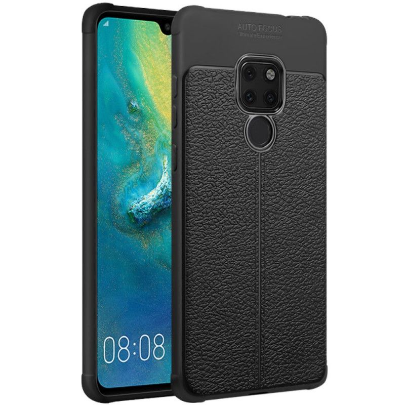 Etui Huawei Mate 20 Czarny Szwy Imak Ze Sztucznej Skóry