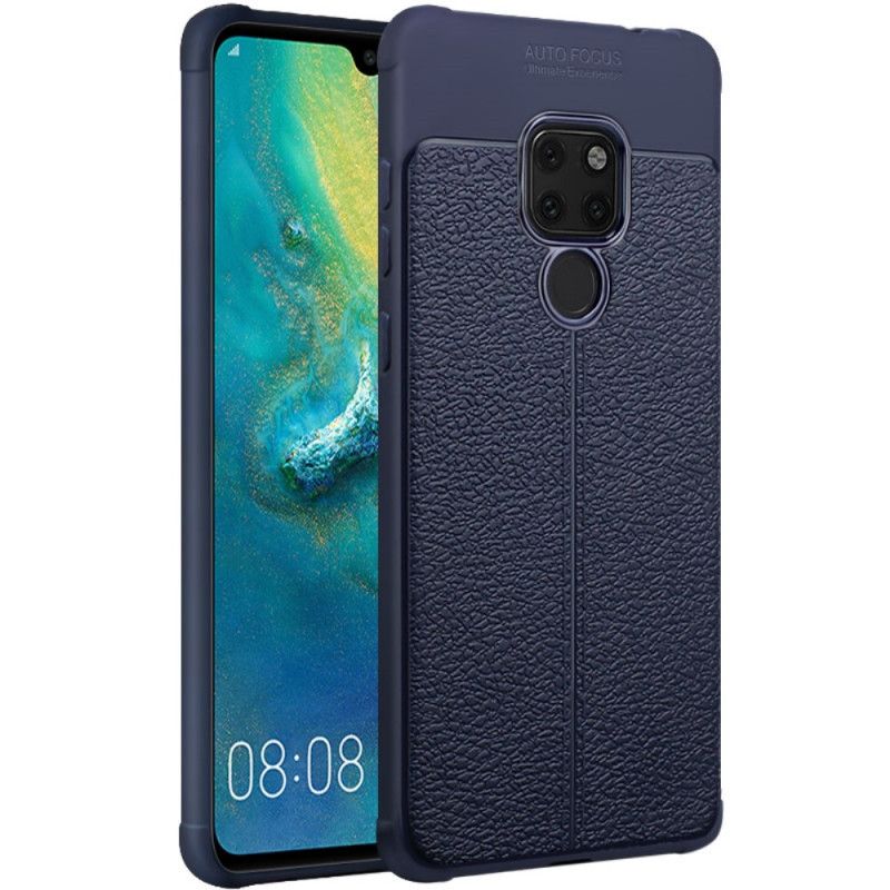 Etui Huawei Mate 20 Czarny Szwy Imak Ze Sztucznej Skóry