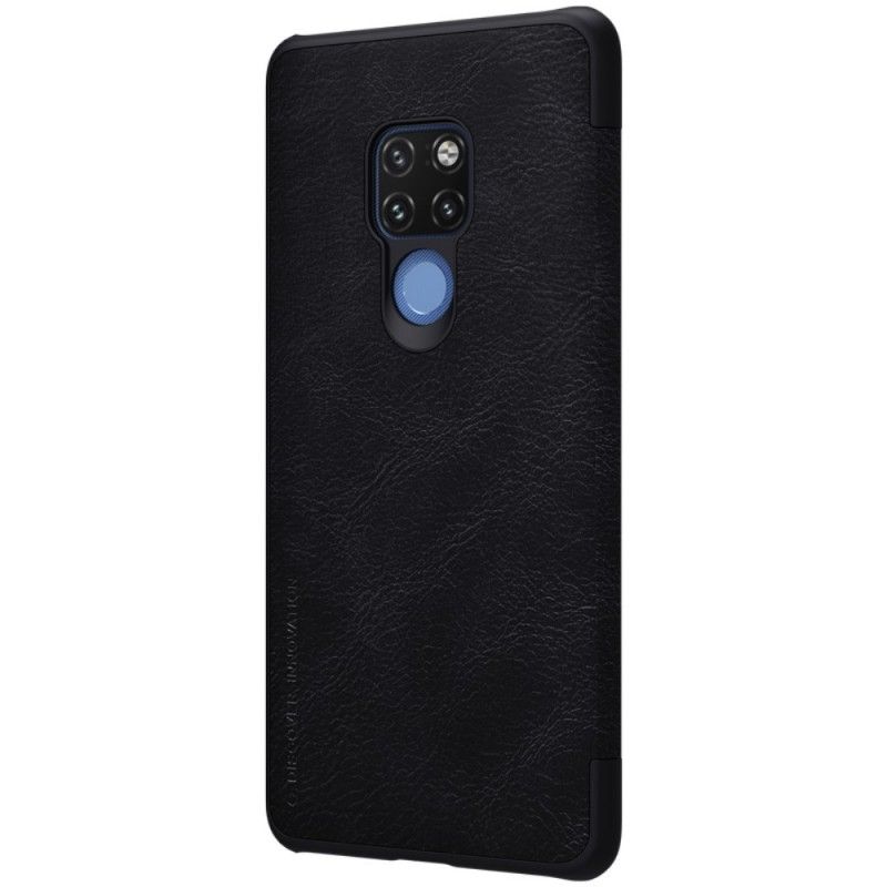 Flip Kotelot Huawei Mate 20 Brązowy Seria Nillkin Qin