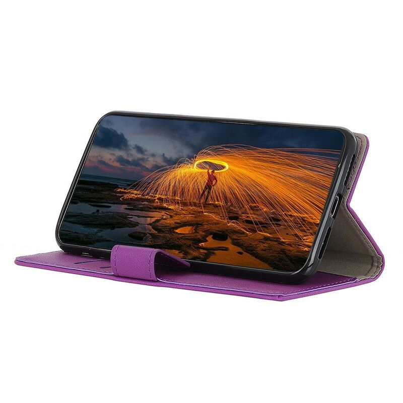 Etui Folio Do Asus Zenfone 8 Flip Klasyczna Sztuczna Skóra