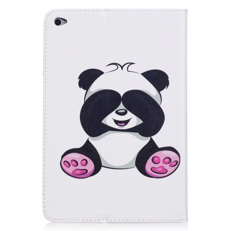 Skórzany Futerał iPad Mini 4 Etui na Telefon Zabawna Panda