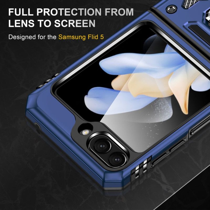 Etui Do Samsung Galaxy Z Flip 6 Pierścień Podtrzymujący Serię Pancerną