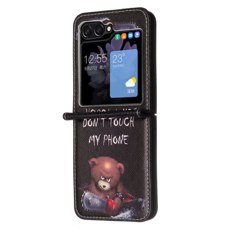 Etui Samsung Galaxy Z Flip 6 Niebezpieczny Niedźwiedź Etui Ochronne