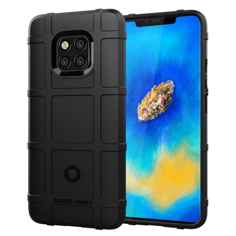 Etui Huawei Mate 20 Pro Szary Czarny Wytrzymała Tarcza Etui Ochronne