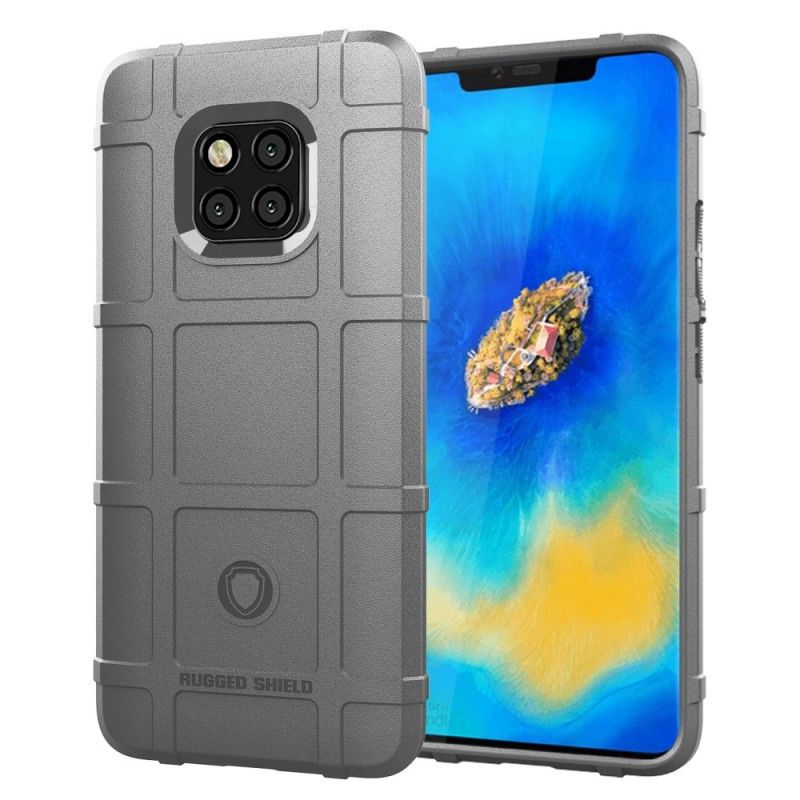 Etui Huawei Mate 20 Pro Szary Czarny Wytrzymała Tarcza Etui Ochronne