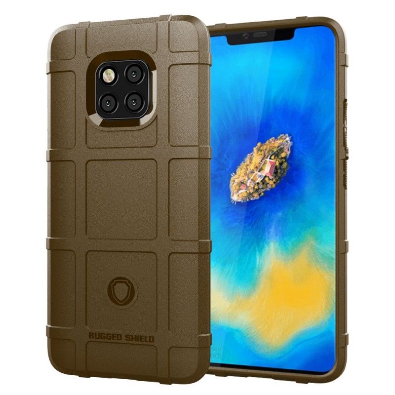 Etui Huawei Mate 20 Pro Szary Czarny Wytrzymała Tarcza Etui Ochronne