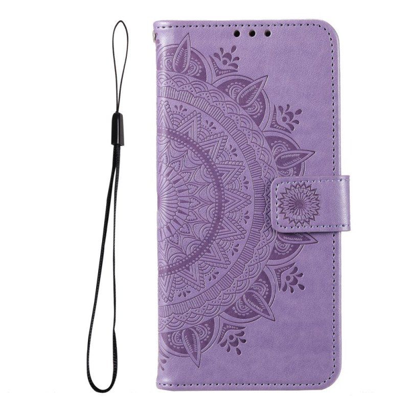 Etui Folio do Xiaomi Redmi Note 11 Pro Plus 5G Mandala Słońca