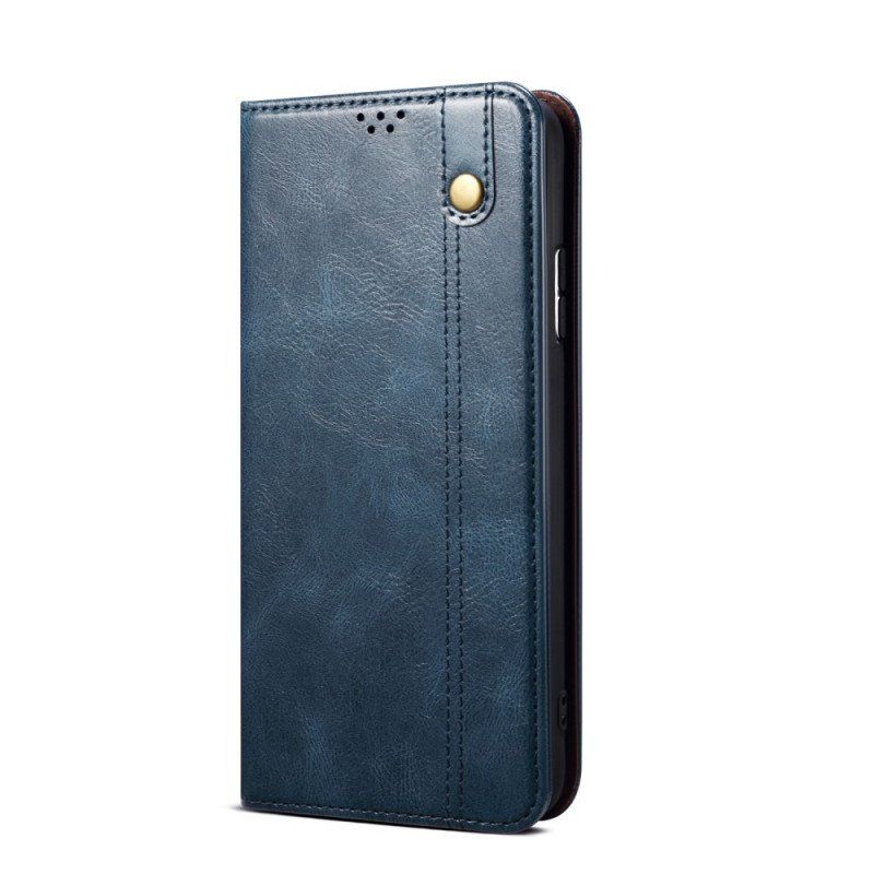 Etui Na Telefon do Xiaomi Redmi Note 11 Pro Plus 5G Etui Folio Woskowana Sztuczna Skóra