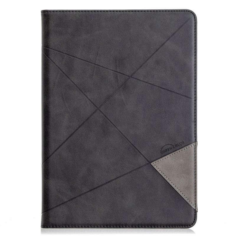 Case iPad Pro 10.5" Szary Czarny Etui na Telefon Geometria