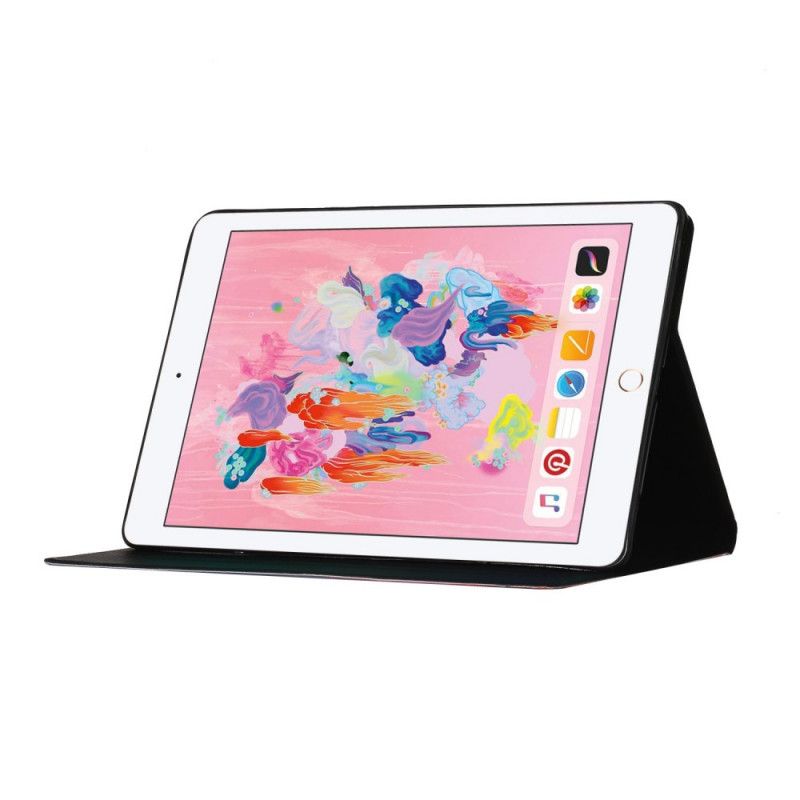 Etui Folio iPad Pro 10.5" Ciemnoniebieski Żółty Drzewo Z Księżycem I Słońcem