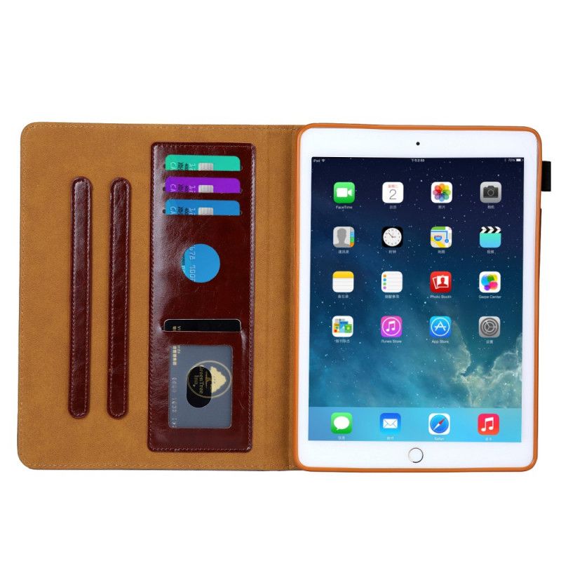 Etui Folio iPad Pro 10.5" Czerwony Czarny Srebrne Zapięcie