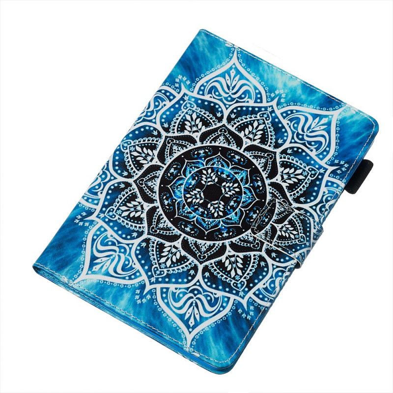 Etui Folio iPad Pro 10.5" Jasnoniebieski Czarny Kwiaty Etui Ochronne