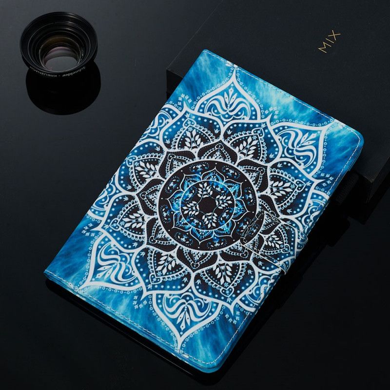 Etui Folio iPad Pro 10.5" Jasnoniebieski Czarny Kwiaty Etui Ochronne