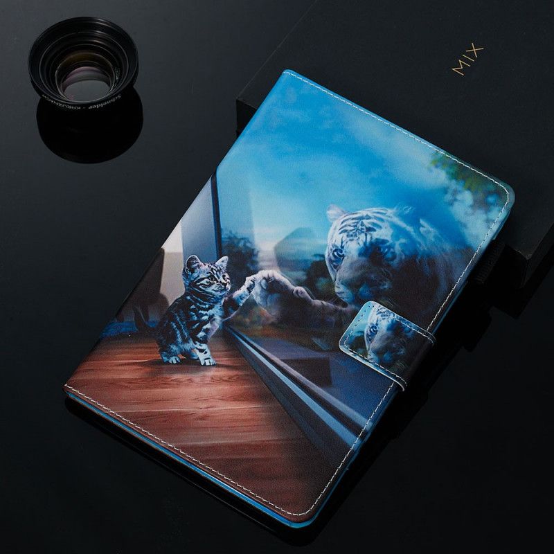 Etui Folio iPad Pro 10.5" Jasnoniebieski Szary Tygrys Etui Ochronne