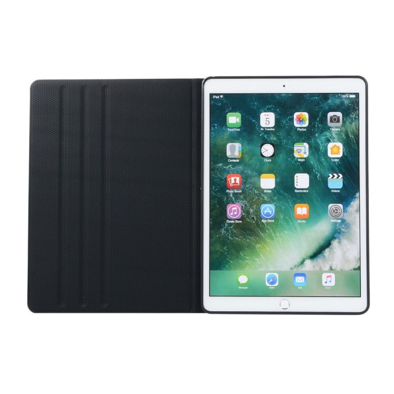 Etui iPad Pro 10.5" Czerwony Czarny Imitacja Skóry Etui Ochronne