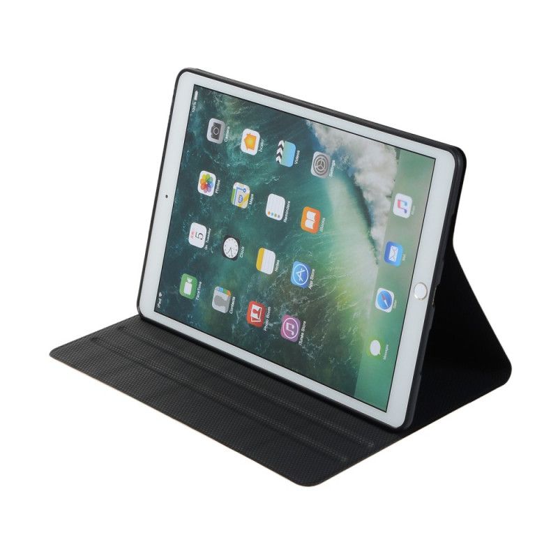 Etui iPad Pro 10.5" Czerwony Czarny Imitacja Skóry Etui Ochronne