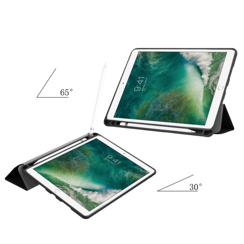 Etui Smart Case iPad Pro 10.5" Czerwony Czarny Uchwyt Na Długopis