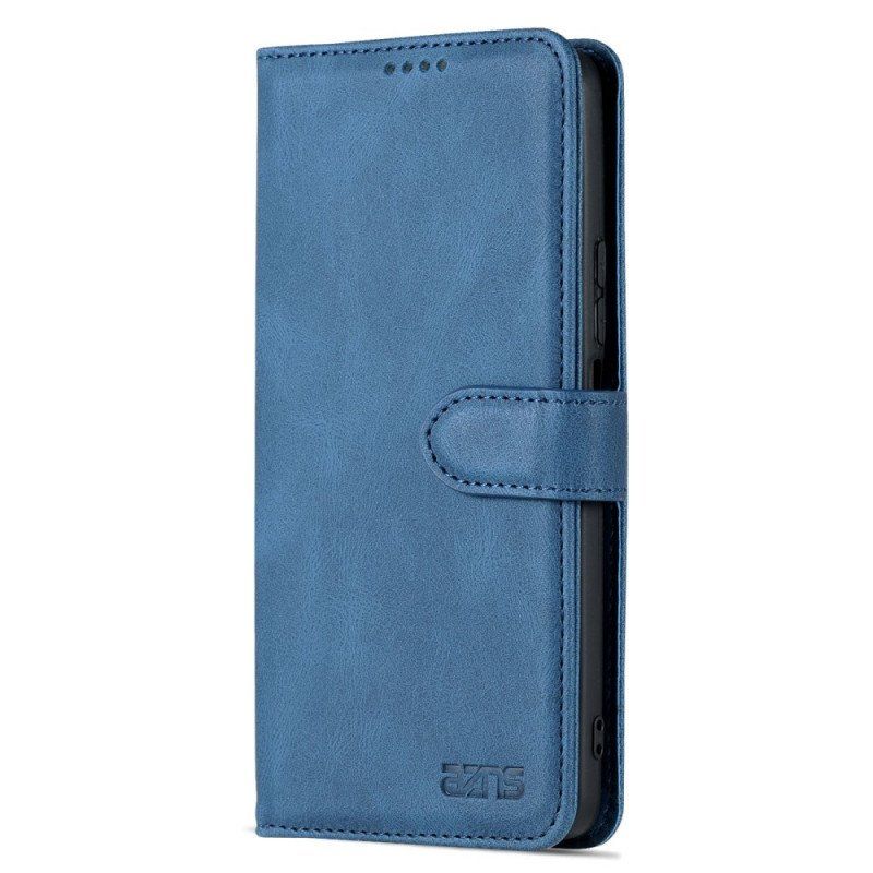 Etui Folio do Poco F4 Stylizacja Skóry Azns