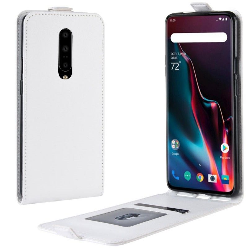 Etui Folio OnePlus 7 Pro Brązowy Czarny Składany Etui Ochronne