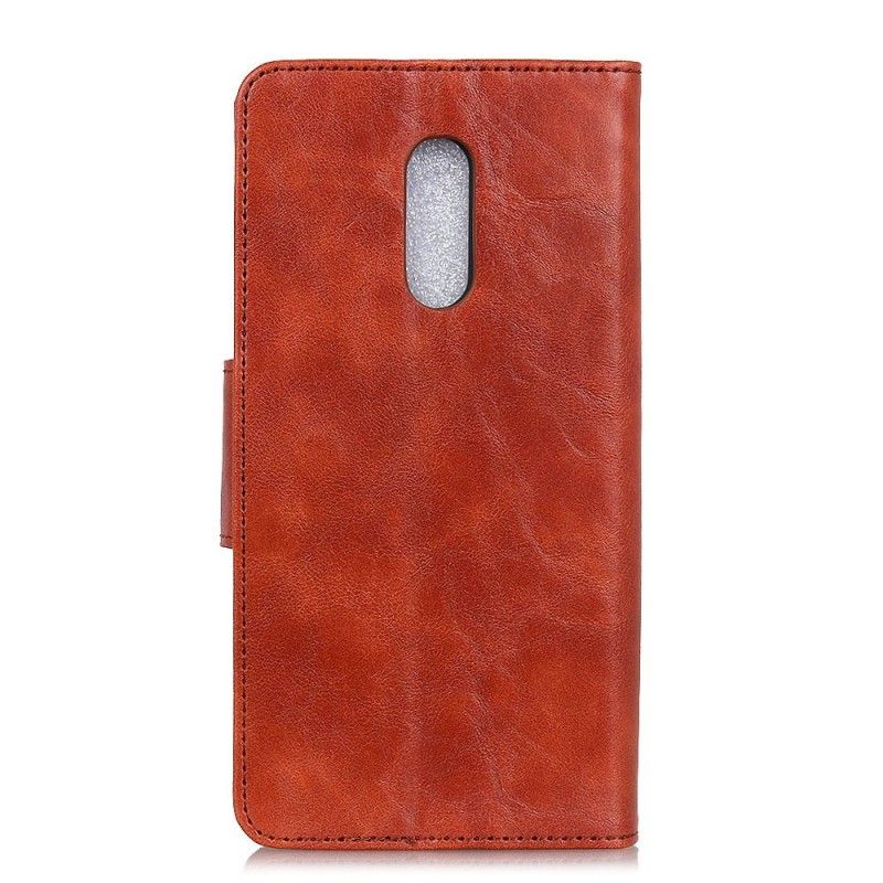 Etui Folio OnePlus 7 Pro Granatowy Czarny Dwustronna Klapka Magnetyczna