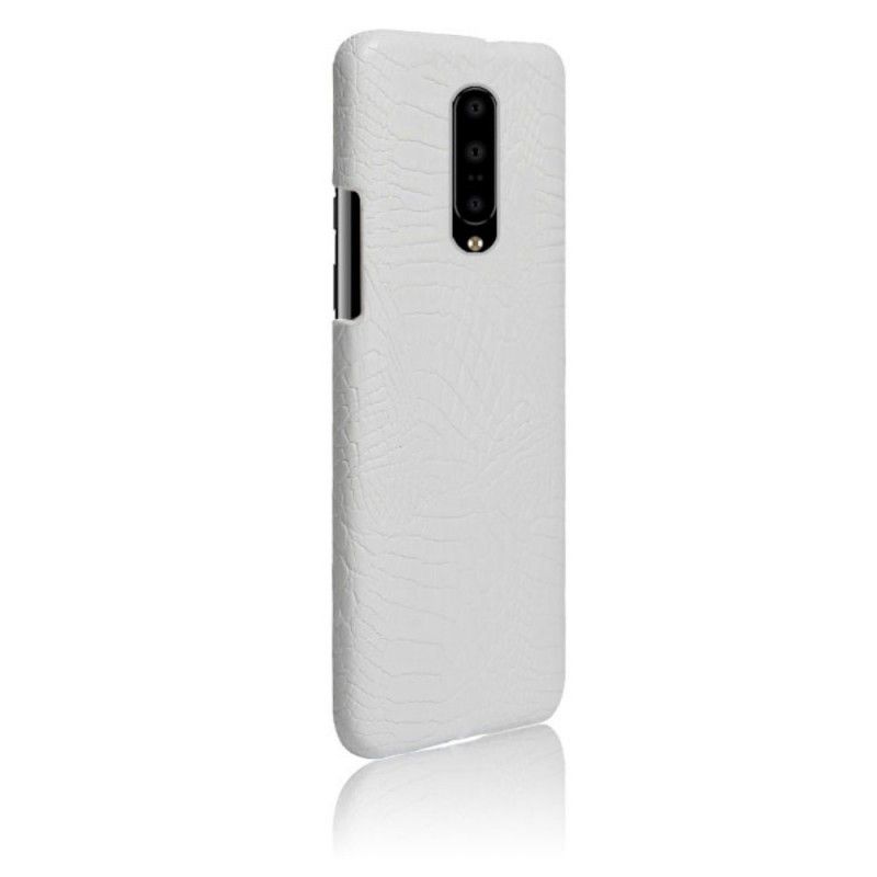 Etui OnePlus 7 Pro Czarny Efekt Skóry Krokodyla