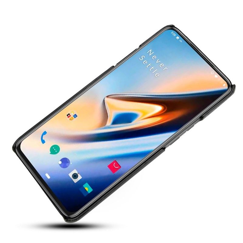 Etui OnePlus 7 Pro Czerwony Czarny Gniazdo Tkaniny