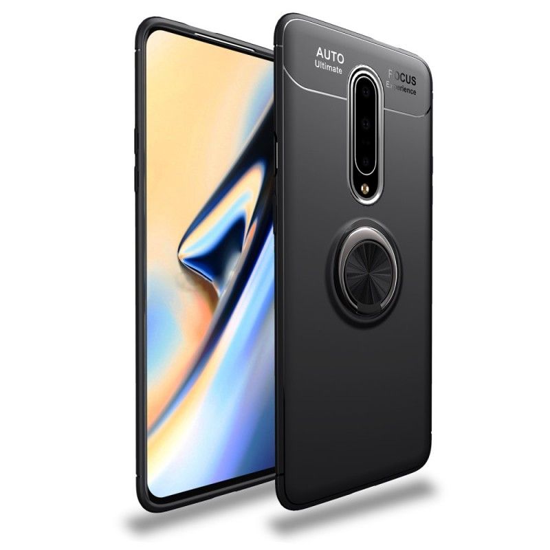 Etui OnePlus 7 Pro Czerwony Czarny Obrotowy Pierścień