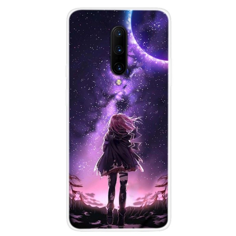 Etui OnePlus 7 Pro Magiczna Pełnia Księżyca Etui Ochronne